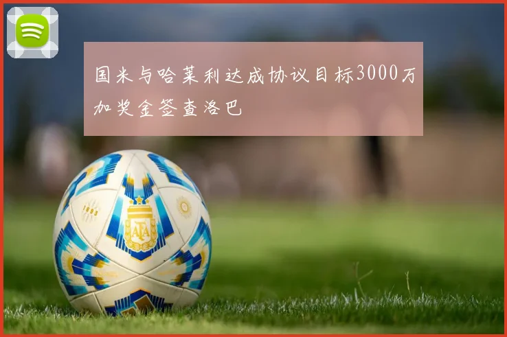 国米与哈莱利达成协议目标3000万加奖金签查洛巴